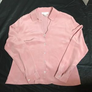 Doncaster silk pink blouse